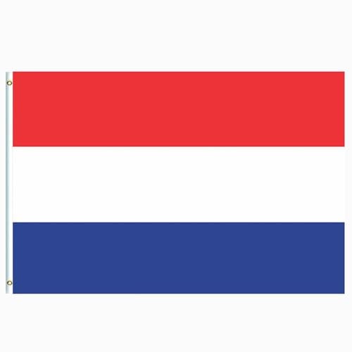 5x3ft Large Netherlands Flag Nederlanden Flag for 2025 Decorations,Big Netherlands National Flag VE Day 2025 Football Sports Events Celebration Parade Bar Garden Outdoor Party Decor