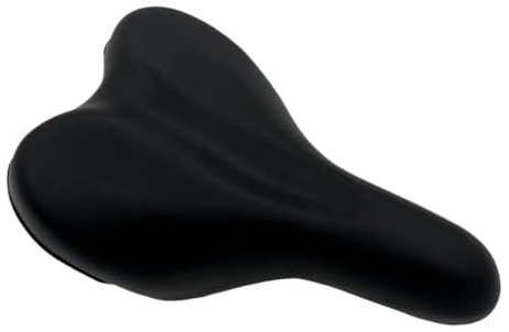 kowaku Kids Bike Saddle, Kids Bicycle Saddle for Girls & Boys Waterproof Wide Soft Bike Cushion, Bike Seat Replacement Comfortable Universal Childrens Bicycle Seat, Bicycle Saddle, Black