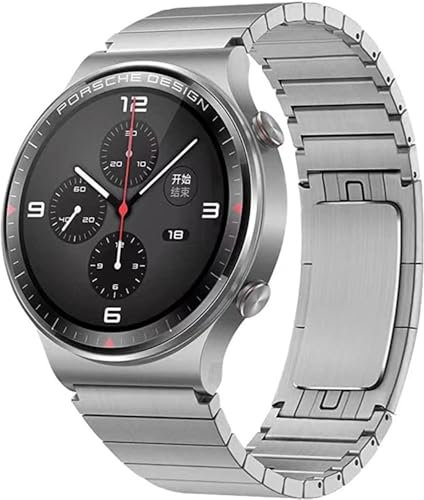 VZEXJIU Pulsera para Huawei Watch 5 Pro/GT 5 46mm/GT 4/GT 4 Pro 46mm/GT 3 Pro Watch 5 4 3 2 Pro 46mm Correa 22mm Acero de Inoxidable para Samsung Galaxy Watch 3 45mm/Watch 46mm/Gear S3,Plata