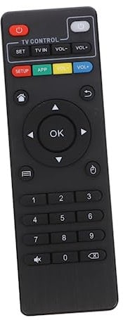 MOLUCKFU Universelle Tv Fernbedienung PC Fernbedienung mit 31 Tasten Kompatibel mit Mxq-4k-pro Iptv Energiesparend Reichweite 8m für Smart Tv und Multimedia Geräte