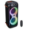 Ibiza - COLUMBA600 - Altoparlante, potente baffle 2x6,5/16cm a batteria ricaricabile - Bluetooth, Micro-SD, USB, Aux, 2 MIC IN - TWS - LED infinito multicolore - Maniglia