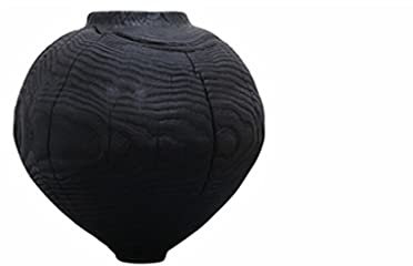 Vases Wabi-Jifeng Charcoal Handmade Wooden Vase Decoration, Hotel and B&B Home Flower Decoration Indoor vase