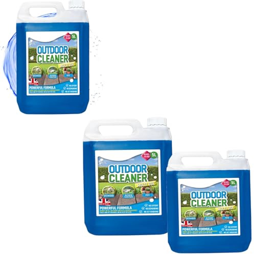 5 Litre Ready To Use Outdoor Cleaner For Paths, Patios, Driveways, Greenhouses, Flowerpots, & Various Surfaces