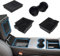 4PCS for Tesla Model 3/Y 2021-2024 Centre Console Organiser, Armrest Hidden Storage Box, Car Interior Flocked Hidden Cubby Drawer, Non-Slip & Vibration, Drink Holder, Tesla Interior Accessories