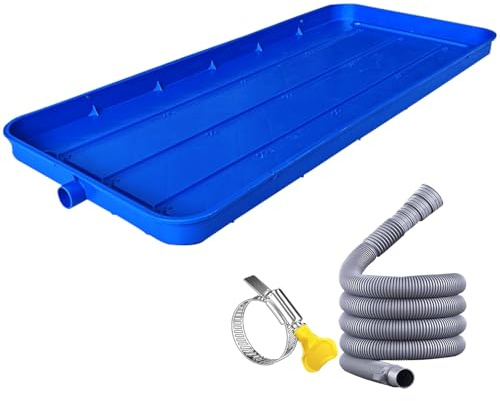 Raccogli Condensa Condizionatore Plastica Extra Large Vaschetta Condensa Condizionatore per Interni/esterni e Pompe di Calore