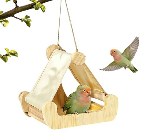 Vogel Hängematte Vogel Holz Schlafschaukel Sitzstange Mit Schubladenablage