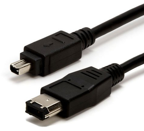 Hosa FIW46103 Câble Firewire 400 4 broches vers 6 broches, 90 cm