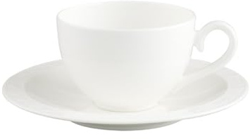 Villeroy & Boch White Pearl Kaffee-/Teetasse mit Untertasse 2tlg.