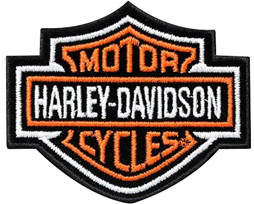 Harley-Davidson Aufnäher B&S Orange mittel