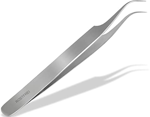 Zeckenzange Splitterpinzette Spitz Fremdkörper Pinzette Zeckenpinzette Solingen (11,5 cm)