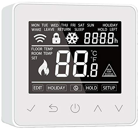 Thermostat ET61W White für elektrische Fußbodenheizung mit Twin-Technologie - Steuerung über Smartphone