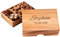 Gadget Storm 6er Set Knobelspiele in edler Holzbox mit Gravur, Personalisiert mit Namen und Datum, 3D Holzpuzzle, Geschicklichkeitsspiele