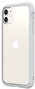 RHINOSHIELD Modular Case compatible with [iPhone 11 Pro Max] | Mod NX - Customizable Shock Absorbent Heavy Duty Protective Cover - Platinum Gray