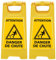 Lot de 2 Chevalet de signalisation - Attention Danger de Chute - Dimensions 600x300mm