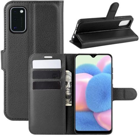 betterfon | Samsung Galaxy A41 Hülle Handy Tasche Handyhülle Etui Wallet Case Schutzhülle mit Magnetverschluss/Kartenfächer für Samsung Galaxy A41 SM-A415 Schwarz
