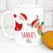 Personalised Christmas Mug - Custom Festive Design - Add Your Own Name (Santa)