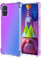 GOGME Hülle für LG K52/K62/Q52 Hülle, Farbverlauf-TPU Handyhülle, [Vier Ecken Verstärken] Weiche Transparent Silikon Soft TPU Case Schock-Absorption Durchsichtig Schutzhülle (Lila/Blau)
