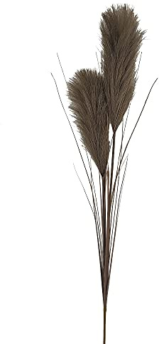 2474U Kunstzweig Pampasgras Lavendel/Schlamm ca. 105cm naturgetreu, Trockenzweig imitiert