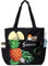 VASCHY Borsa Mare Donna,Borsa Spiaggia Tela Grande Famiglia Impermeabile con Cerniera Beach Bag Pieghevole con Tasche Multifunzione Ananas Nero