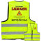 GEBETTER Gilet per Laureato Idea Regalo Laurea Uomo Gadget Costume Divertente Scherzi per Festa Laurea Vestito(Laureato)