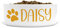 Personalised Ceramic Dog Bowl Paw Print - Ideal for Food & Water Bowls Size Small-Medium Dogs (Honeycomb yellow print, Text Style HA)
