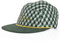 Blackskies® Designer 5-Panel Cap Camp Damen Herren Baseball Mütze Kappe Surfer Skater Snapback Strapback Geometrisch Cube Grün