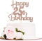 Sotpot Rose Gold Glitter 25 Cake Topper, 25th Birthday Cake Decorations for Birthday Party Anniversary Party Supplies
