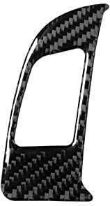 JORAsa Passend für Audi Q5 SQ5 8R 2009-2017 Carbon Fiber Car Central Control Display Panel Dekoration Trim Aufkleber Auto Trim Zubehör Guard Aufkleber Kits