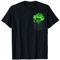 Cooler Spinat in der Tasche, schauender Spinat mit Sonnenbrille T-Shirt