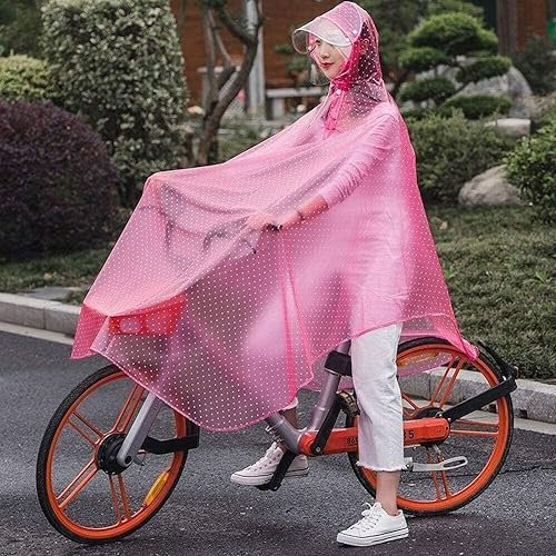 Chubasquero for bicicleta eléctrica, Poncho de lluvia con capucha, Poncho de bicicleta for hombre, for mujer, for ciclismo, for bicicleta, impermeable, for lluvia, poncho, con capucha, a prueba de vie