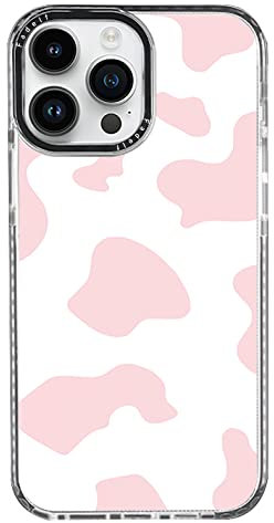 FADELF Case for iPhone 13 Pro Case - Pink Cow Print Pattern Soft TPU Shockproof Protective Phone Case