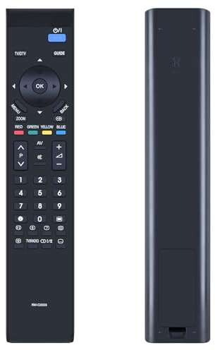 GOUYESHO Ersatz Fernbedienung RM-C2503 für JVC LCD TV LT-19DB1BU LT-26DB1BU LT-32DB1BU LT-26ED11U LT-32ED11U LT-26EPS1U LT-32EPS1U LT-32TE1U LT-26TE1U LT-47DG1 LT-42DG1 LT-32DZ