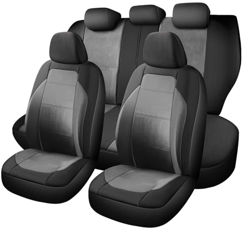 Chifeng Neopren Autositzbezüge Komplettes Set für Skoda Fabia I II Octavia I II Rapid Spaceback Roomster Superb Yeti (Blau)