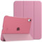 TiMOVO Funda para iPad (A16) 11ª Generación 2025 11 Pulgadas/iPad 10ª Generación 2022 10,9 Pulgadas, Delgada Carcasa Trasera Dura Translúcida con Soporte Trifold, Fondant Rosa
