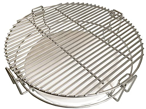 Cmanzhi S24 (1er-Pack) Grillrostsystem Grillzubehör für Weber 55,9 cm Kugelgrill und Big Green Egg XL