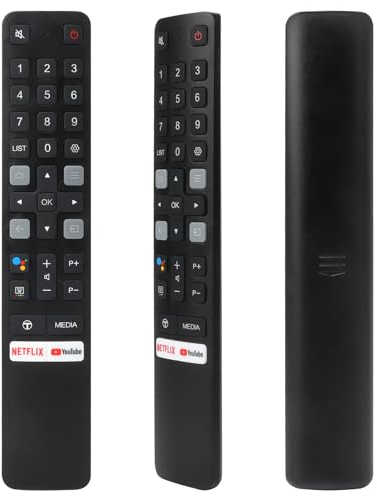 RC901V FMR1 Télécommande pour TV LCD TCL iFFALCON 32F510B 43K610B 55K610B 65K610B F510B K610B N8Q3 P618 43P618 50P618 55P618 65P618 65P65P65P65P65P65 18 (sans Voix Fonction)