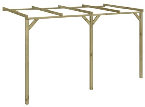 Générique Pergola à appentis 2 x 4 x 2,2 m Bois,Maison & Jardin,Pelouses & Jardins,Vie en extérieur,Structures extérieures,Arches, treillages & pergolas de Jardin,Brun,142.86 LB,41710