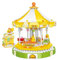 LONESTAR Balody Klemmbausteine | Jahrmarkt Serien Bausatz | Karussell | Minibausteine Mini Bricks | DIY