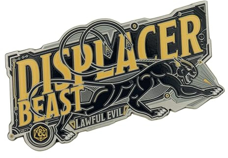 FaNaTtik Dungeons & Dragons Displacer Beast Ingot – Limited Edition Metal Collectible – Official D&D Monster Lore Item – Fantasy Gift for Dungeon Masters, Players & RPG Collectors