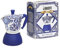 Bialetti Dolce & Gabbana Mocinduction Blue Mediterraneo 6 tazas de inducción y fuego abierto (cafetera, makinetta espresso)