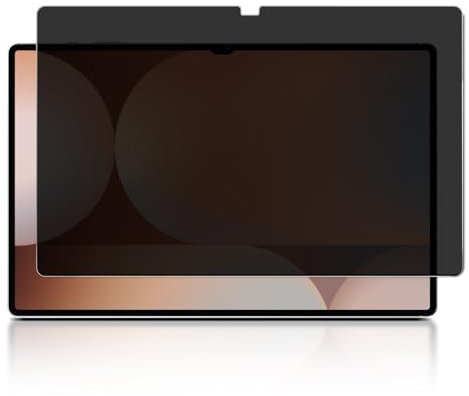 HaruYo Privacy Schutzfolie Kompatibel mit Samsung Galaxy Tab S10 Ultra 2024 Sichtschutz, 360° Anti-Spy Blickschutzfolie, Blendfrei, Anti-Kratzer, Anti-Bubble Displayschutz Samsung Galaxy Tab S10 Ultra