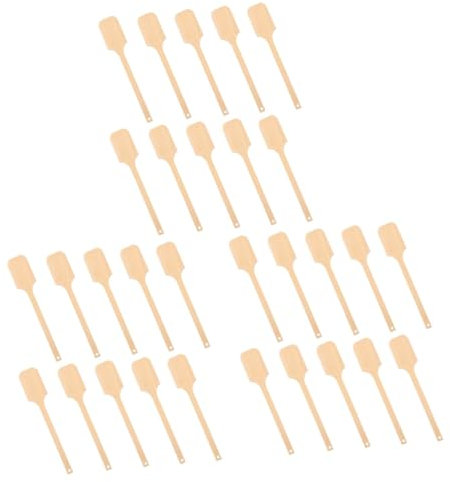 Cabilock 30piezas Mango De Abanico De Bambú para para Bodas y Decoraciones De Verano Mango Pulido y Resistente Fácil De Transportar y Almacenar