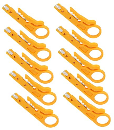 Desnogado de Extracción de Extracción Portátil de, Herramientas Manuales de 10 PC para Cable de Datos UTP/STP Trenzado, Adecuado para Cables con 5-6.2 Mm de Diámetro
