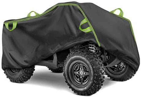 Large Bike Covers Guard Protect Against Rain & With Oxford Fabric Suiatble For All Weathers Use Night Visibility ATV Cover