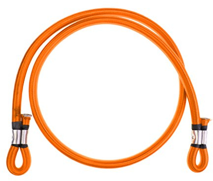 12 mm x 120 cm, robustes Bungee-Seil für Kinder-Trampolin, Orange