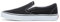 Vans Slip-on - Zapatillas bajas clásicas Canvas para adultos, suela blanca de zapato negro, 41 EU