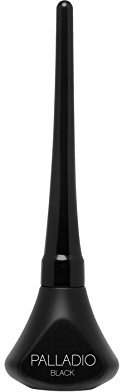 Palladio Liquid Eyeliner, schwarz, hochpigmentierter und wasserfester Eyeliner, für intensive Augendefinition, wischfeste Eyeliner, flüssig, inkl. Easy Grip Zauberstab und Filzspitze Eyeliner Applikator