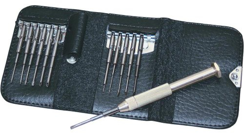 RONA Elektronik- u. Feinmechanik Schraubendreher-Set 13teilig Schlitz, Kreuzschlitz Phillips