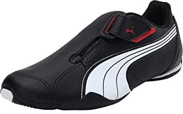 PUMA mens Redon Move Sneaker, Black/White/High Risk Red, 11 US