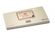 Original Crown Mill 'Classic Line' Briefumschläge DIN Lang Büttenpapier mit feiner Rippenstruktur - Weiß (25 Stück)